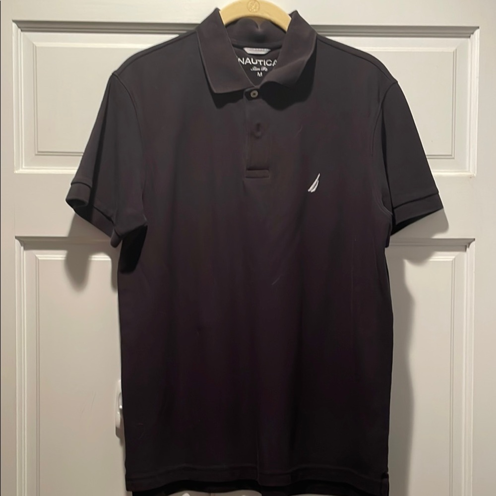 Nautica Navy Men M Polo Shirt Classic Style